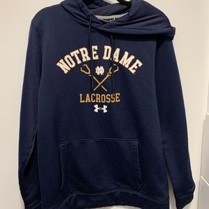 Notre Dame Under Armour Lacrosse Hoodie/Sweatshirt